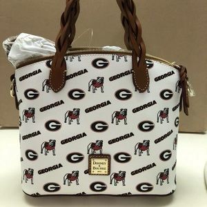 New Dooney & Bourke UGA Georgia Dawgs Purse Bag